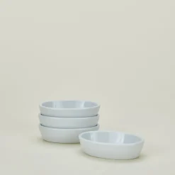 Individual Deep Oval Baker, Set of 4