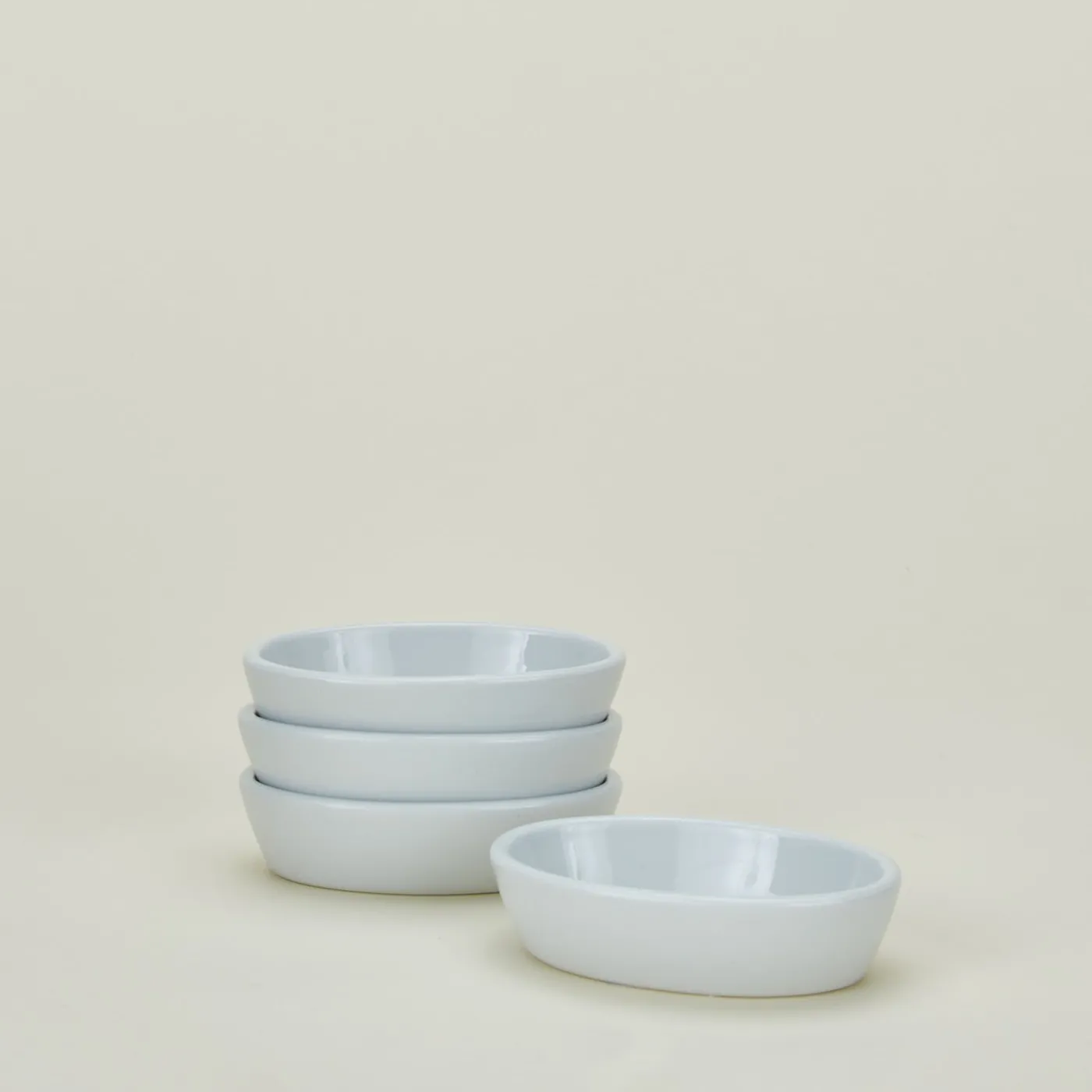 Individual Deep Oval Baker, Set of 4