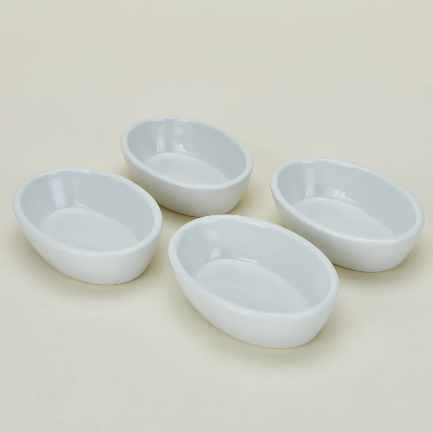 Individual Deep Oval Baker, Set of 4