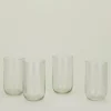 Large Seeded Glass, Set of 4