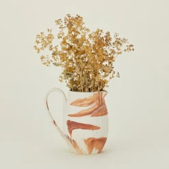 Marbled Stoneware Pitcher