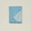 Merino Wool Check Throw