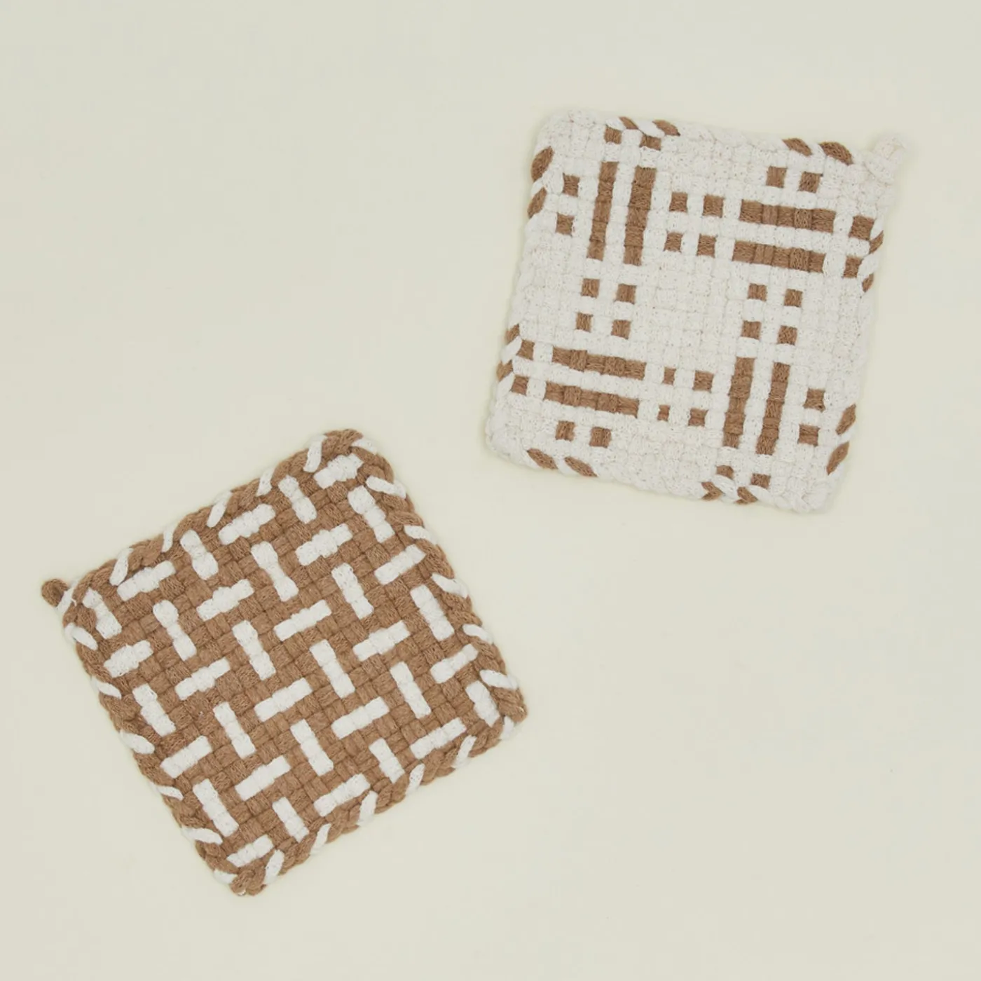 Parquet Handwoven Pot Holder
