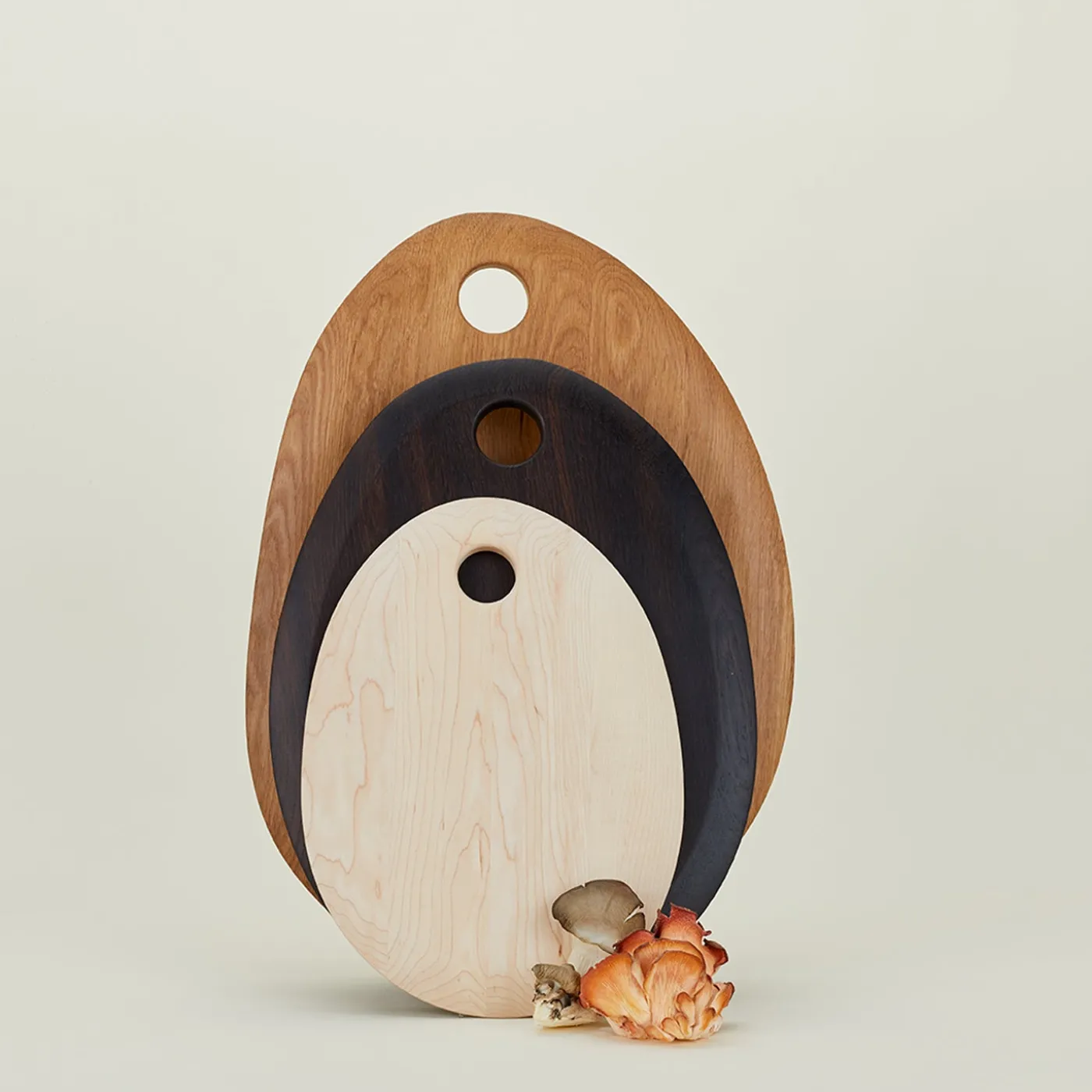 Pebble Cutting Board - Smoked Oak