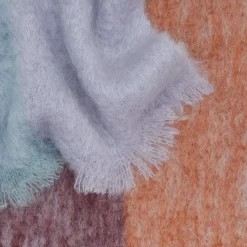 Plaid Mohair Throw