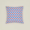 Quilted Checkered Pillow Cover