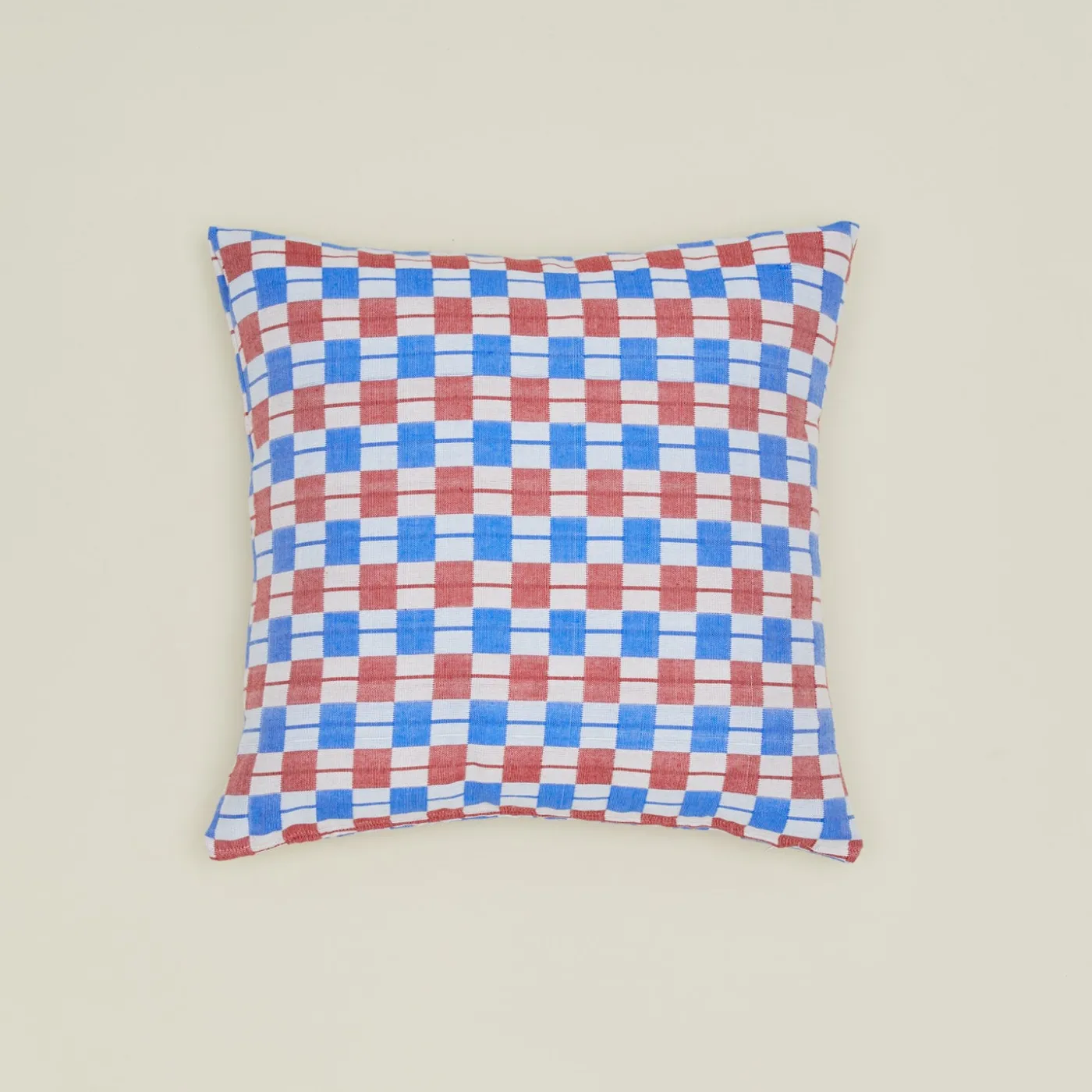Quilted Checkered Pillow Cover