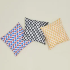 Quilted Checkered Pillow Cover