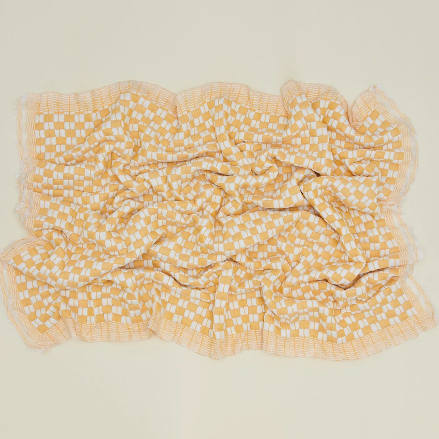Quilted Checkered Throw