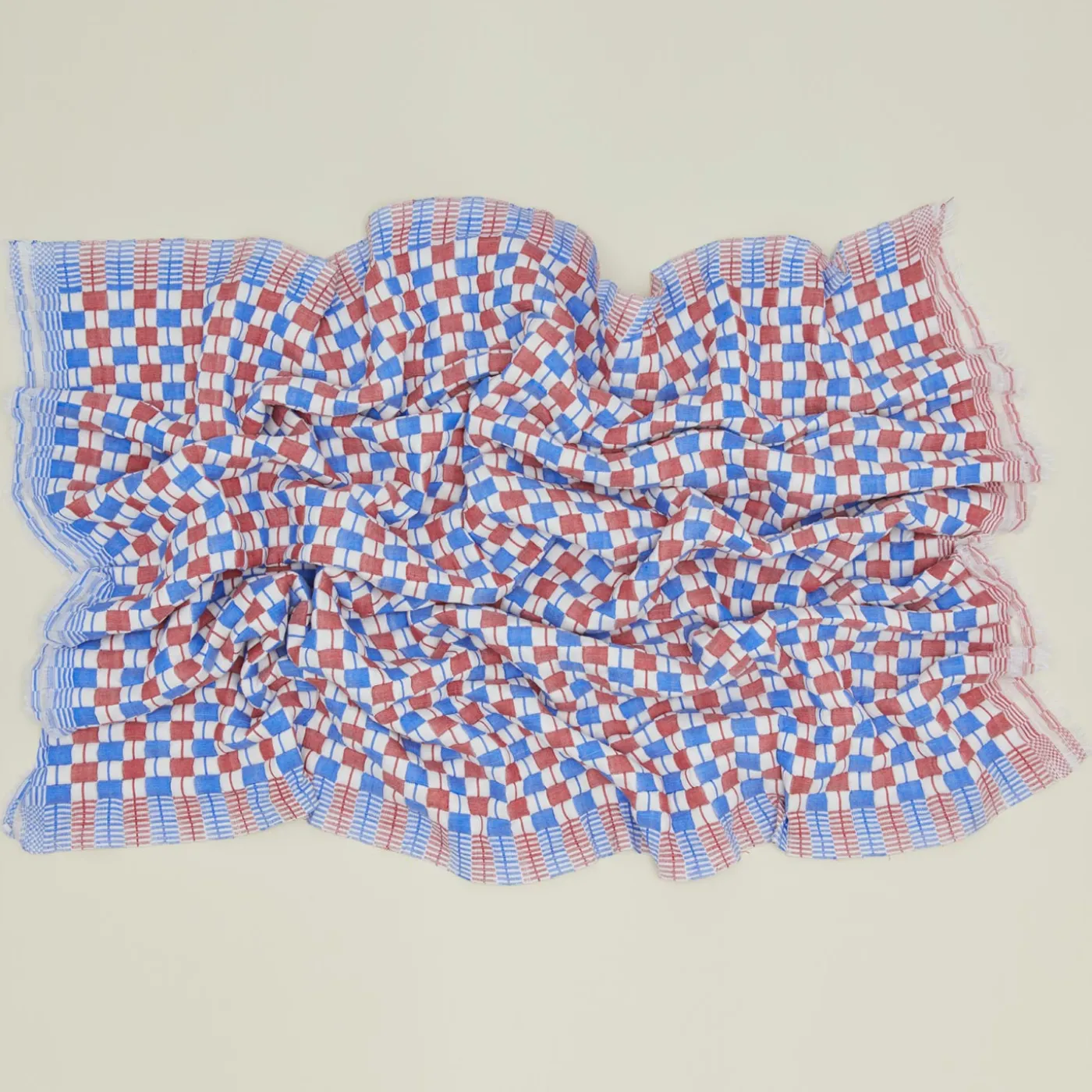 Quilted Checkered Throw