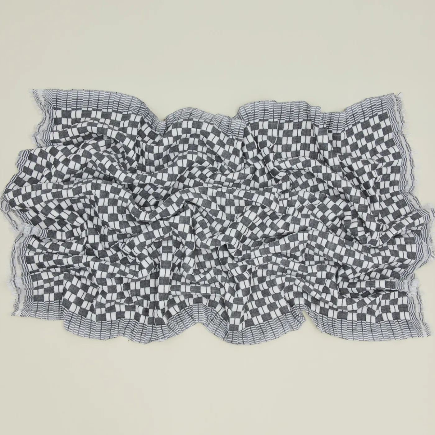 Quilted Checkered Throw