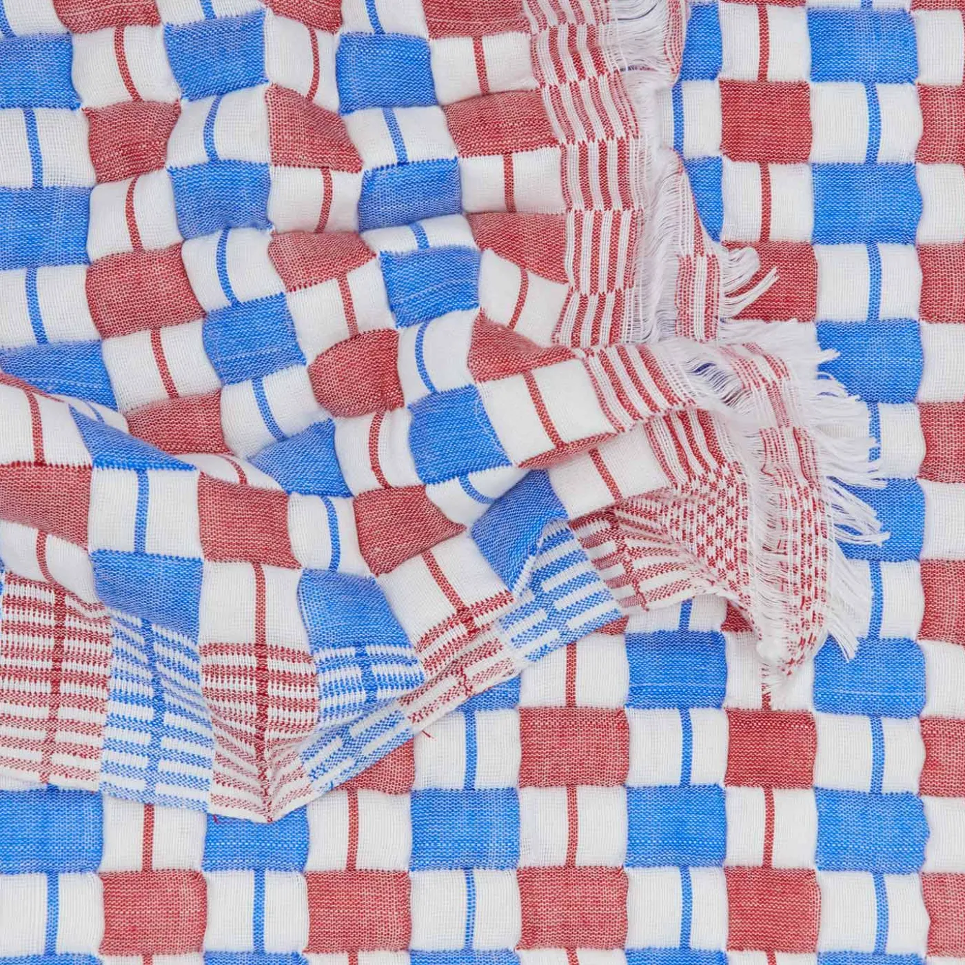 Quilted Checkered Throw