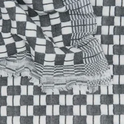 Quilted Checkered Throw