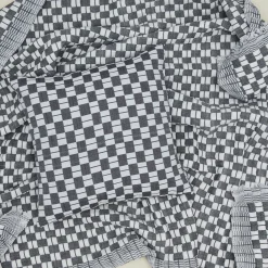 Quilted Checkered Throw