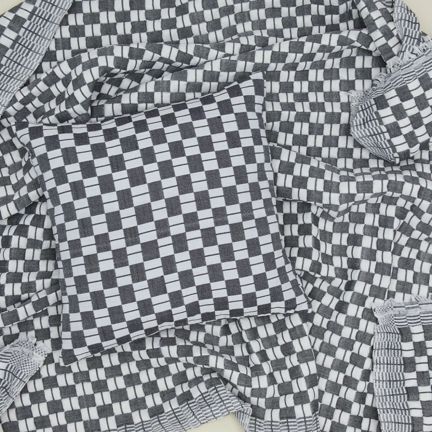 Quilted Checkered Throw
