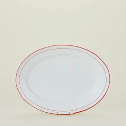 Rimmed Oval Platter