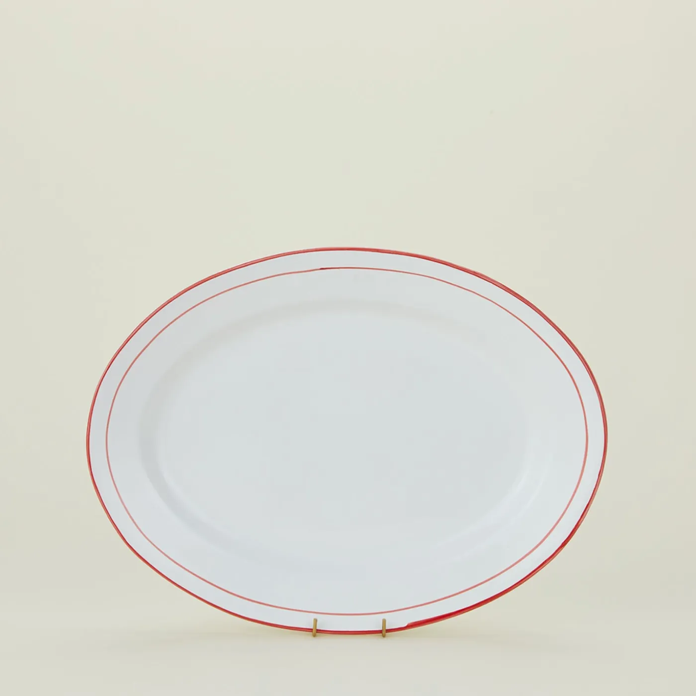 Rimmed Oval Platter