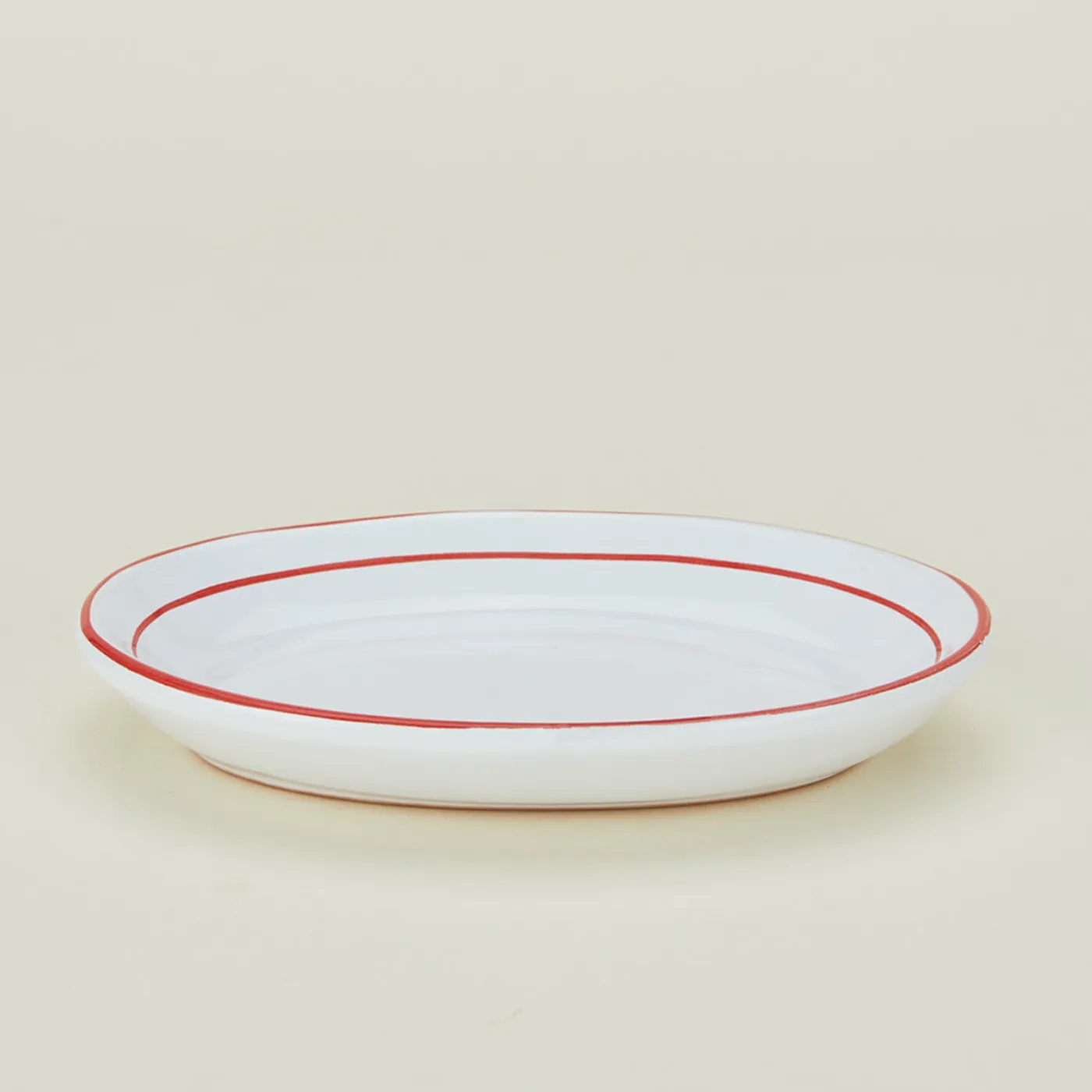 Rimmed Oval Platter