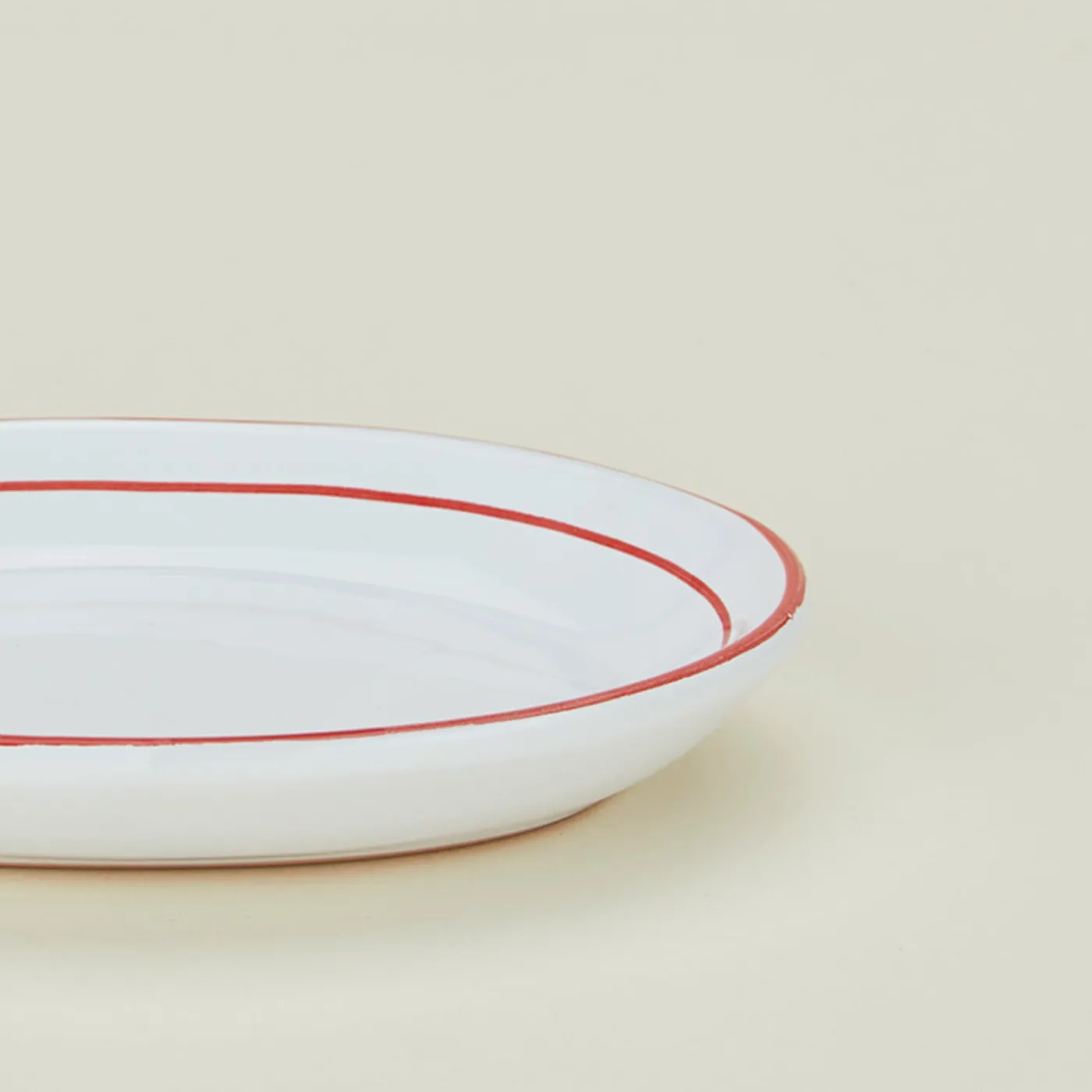Rimmed Oval Platter