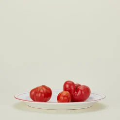Rimmed Oval Platter