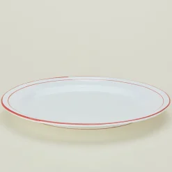 Rimmed Oval Platter