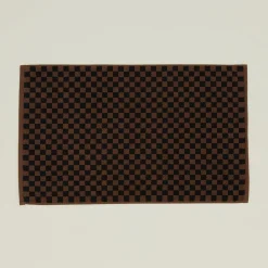 Roman Check Bath Mat