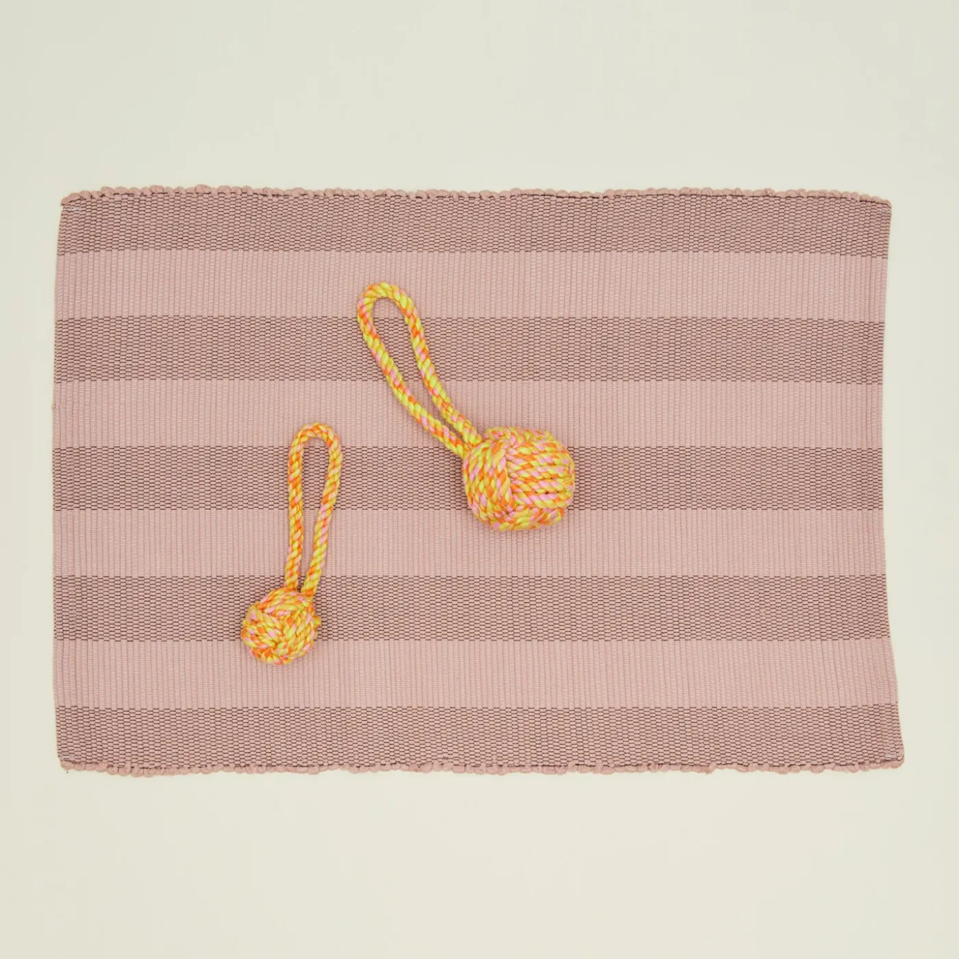 Rope Toy - Orange/Pink