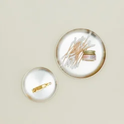 Round Silver Plate
