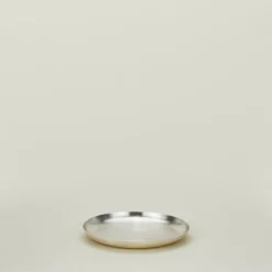 Round Silver Plate