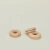 Round Wooden Bag Clips, Set of 3