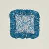 Ruffled Floral Cushion