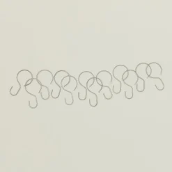 Shower Curtain Hooks, Set of 12