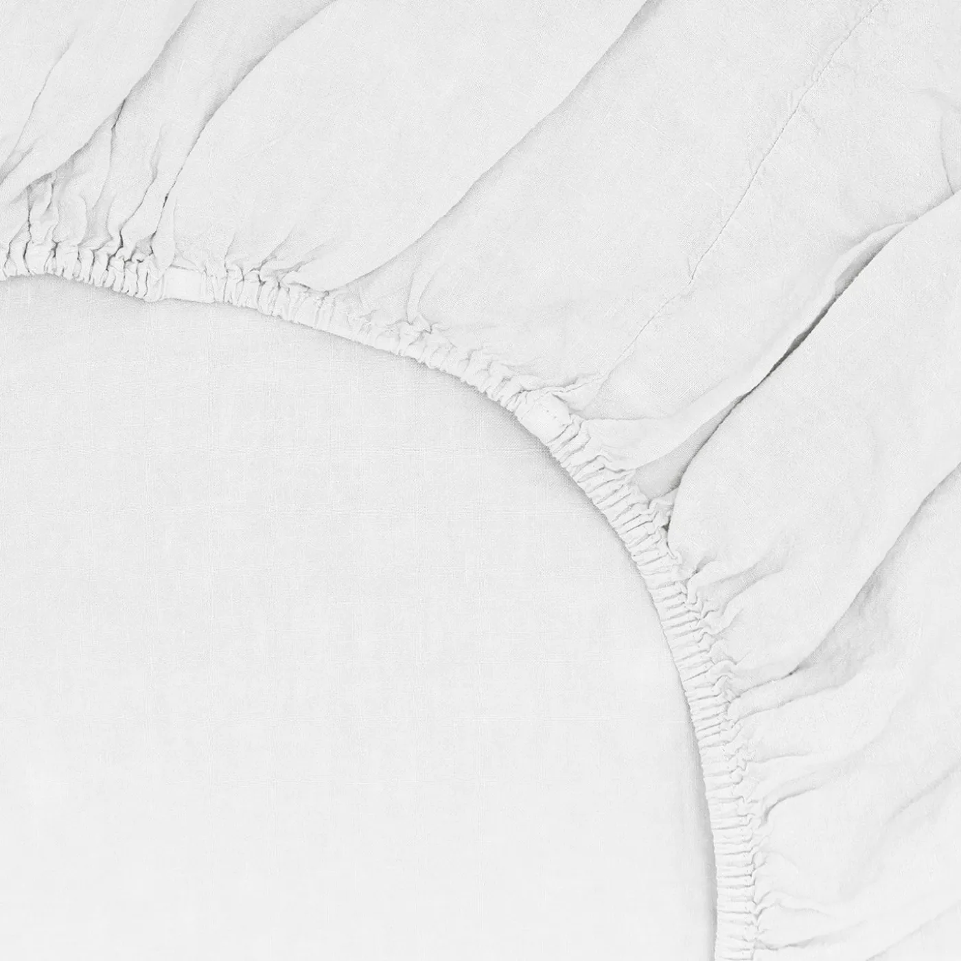 Simple Linen Fitted Sheet