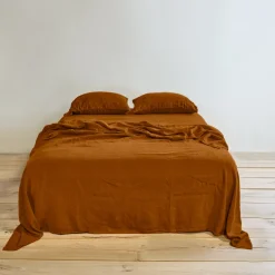 Simple Linen Fitted Sheet