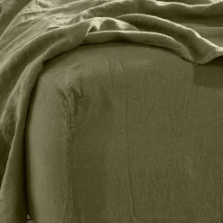 Simple Linen Fitted Sheet