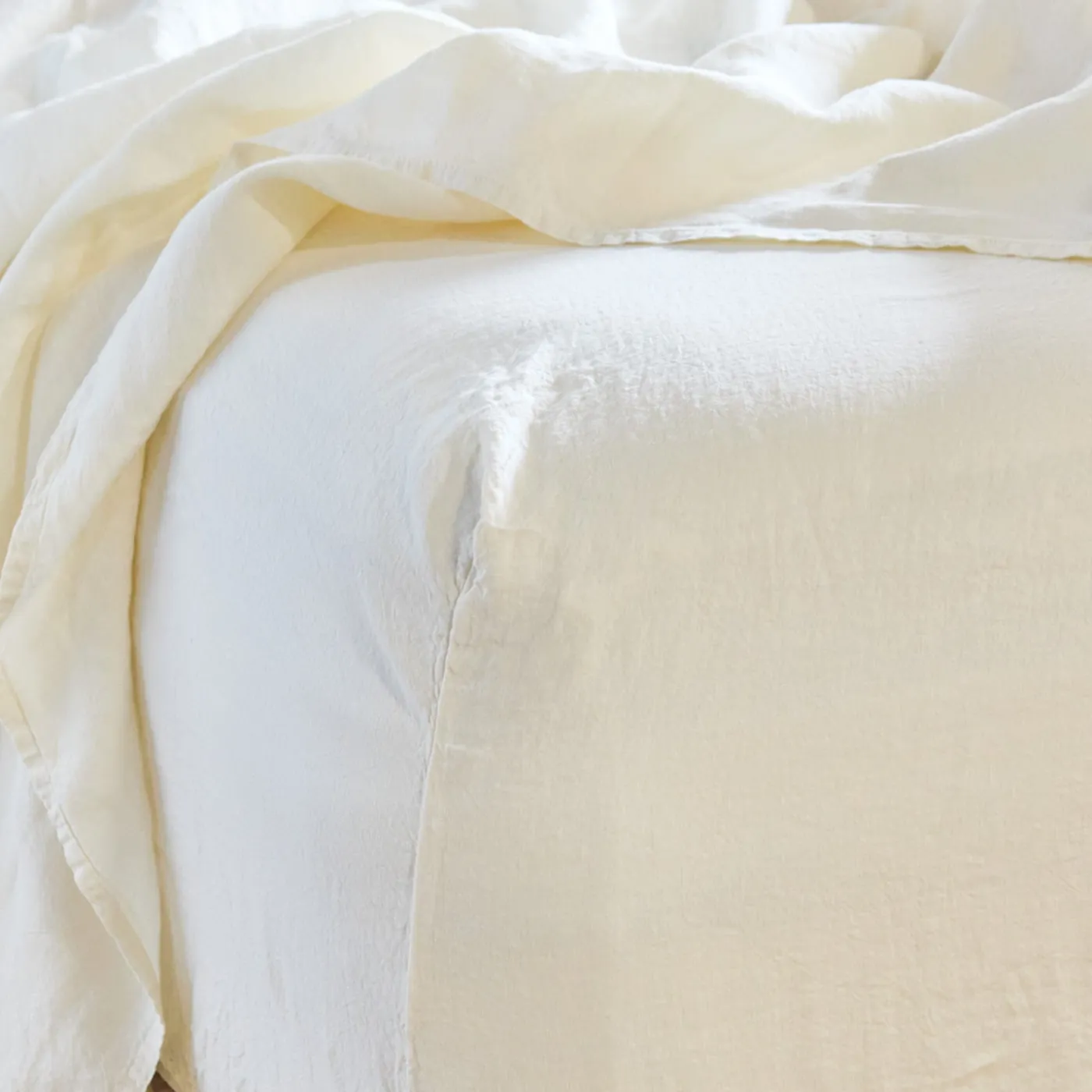 Simple Linen Fitted Sheet