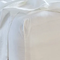 Simple Linen Fitted Sheet