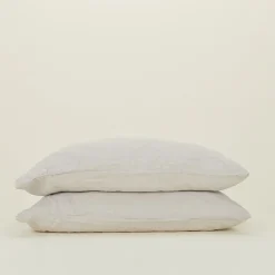 Simple Linen Pillowcases, Set of 2