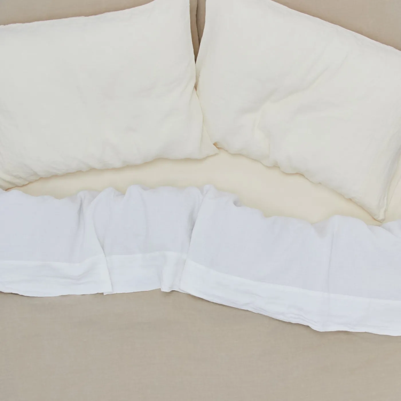 Simple Linen Pillowcases, Set of 2