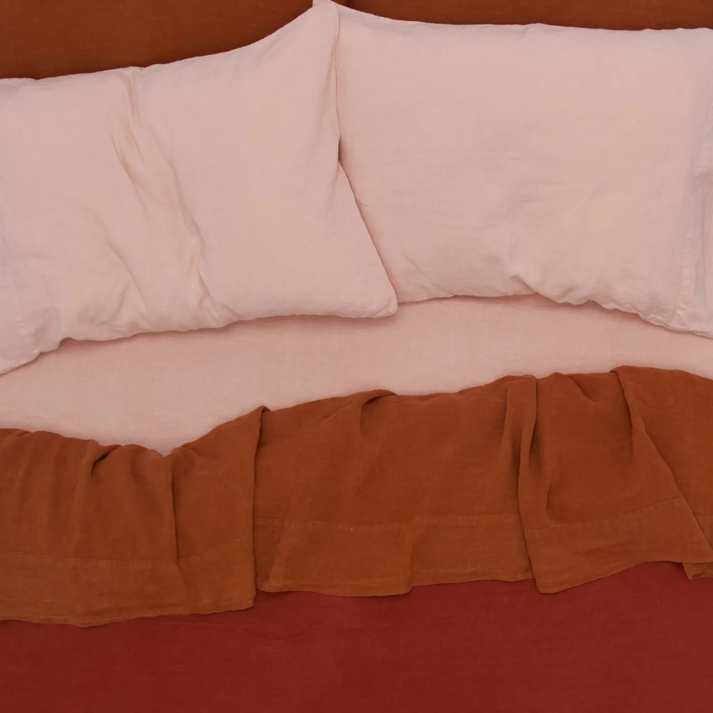 Simple Linen Pillowcases, Set of 2
