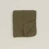 Simple Linen Quilted Throw