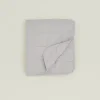 Simple Linen Quilted Throw
