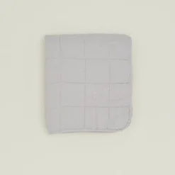Simple Linen Quilted Throw