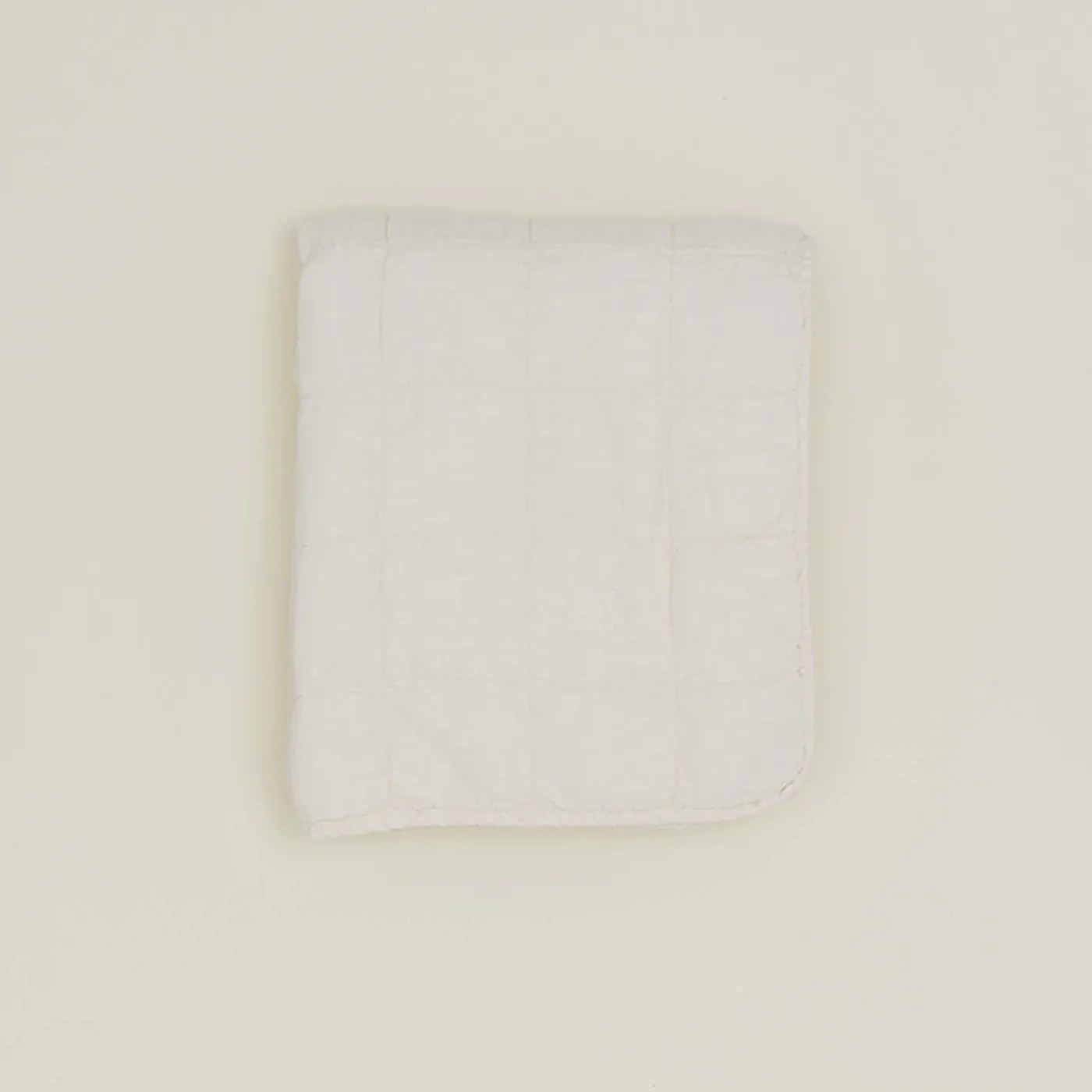 Simple Linen Quilted Throw