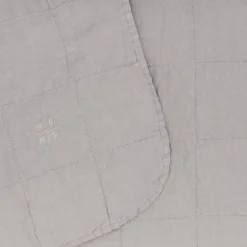 Simple Linen Quilted Throw