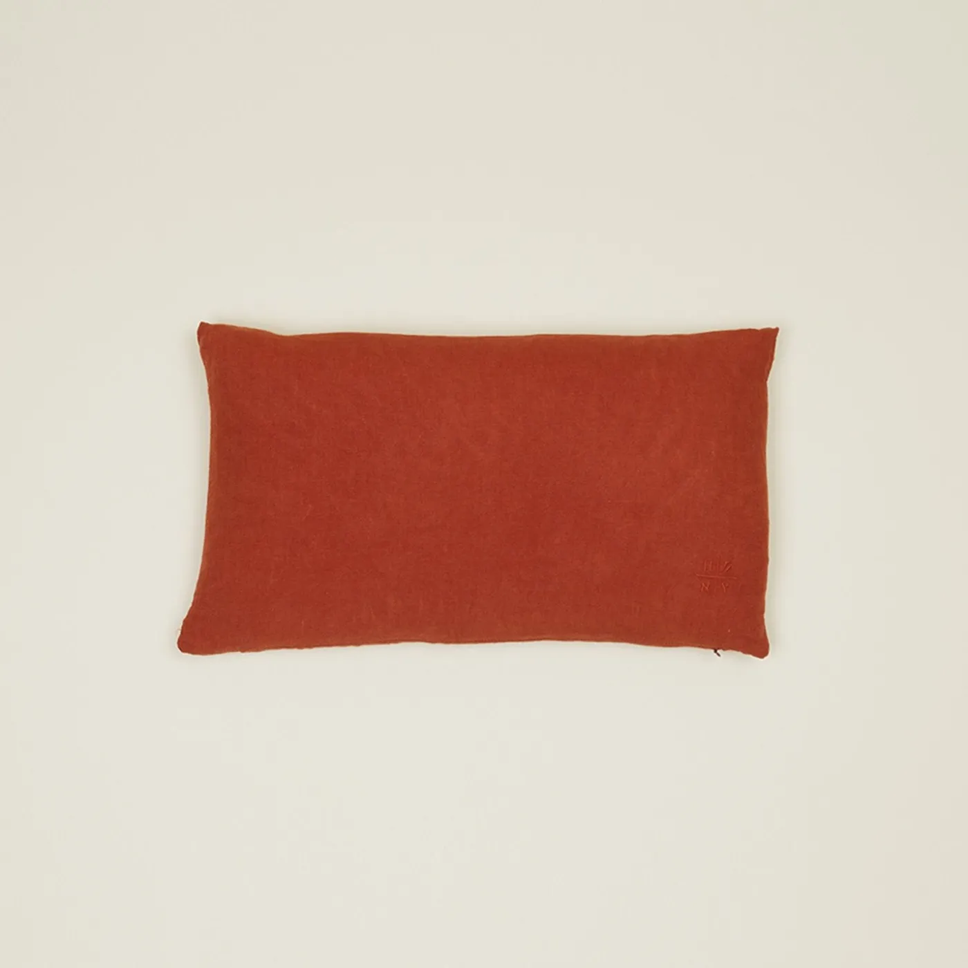 Simple Linen 12x22 Pillow - Rust