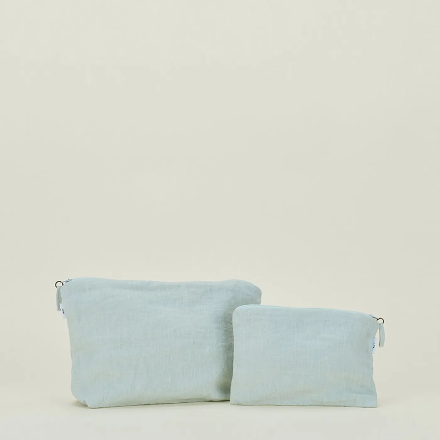 Simple Linen Zipper Pouch