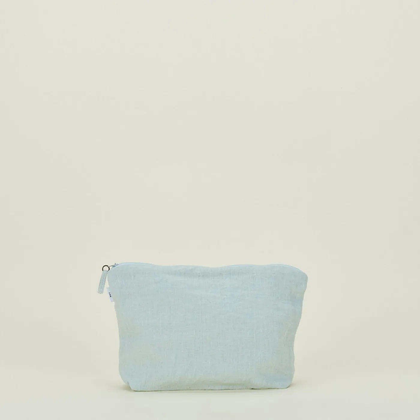 Simple Linen Zipper Pouch