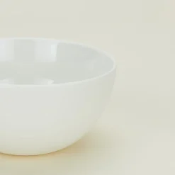 Simple Porcelain Large Bowl, Set of 4