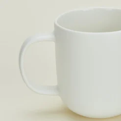 Simple Porcelain Mug, Set of 4